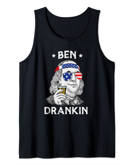 Discover 4th Of July Ben Drankin Benjamin Franklin Tank Top
