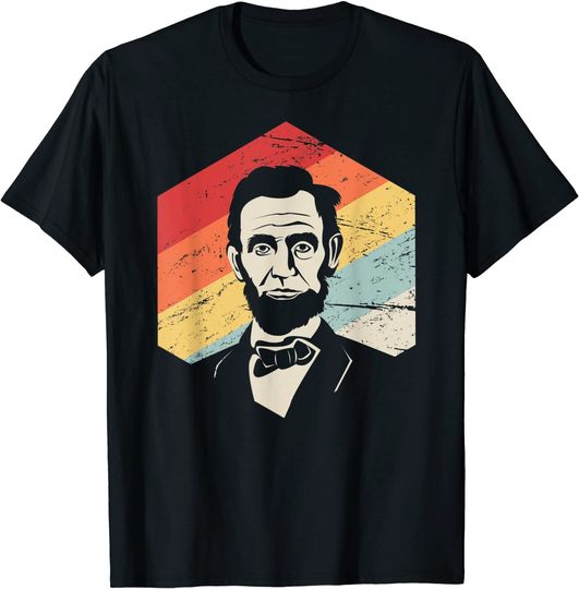 Discover Retro Abraham Lincoln American History T-Shirt
