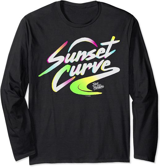 Discover Julie And The Phantoms Sunset Curve Logo Long Sleeve T-Shirt