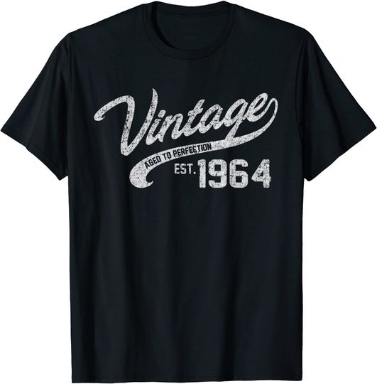 Discover Vintage Made In 1964 T-Shirt 54th Birthday Gift