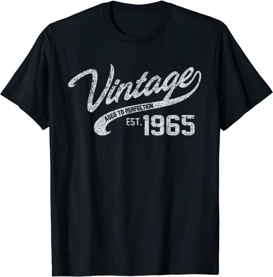 Discover Vintage Made In 1965 T-Shirt 53rd Birthday Gift