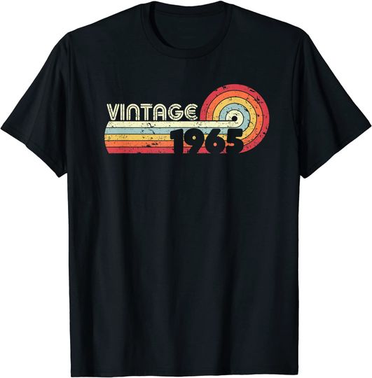 Discover 1965 Vintage Shirt, Birthday Gift Tee. Retro Style T-Shirt