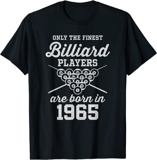 Discover Pool & Billiard Player Gift 56 Year Old 1965 56th Birthday T-Shirt