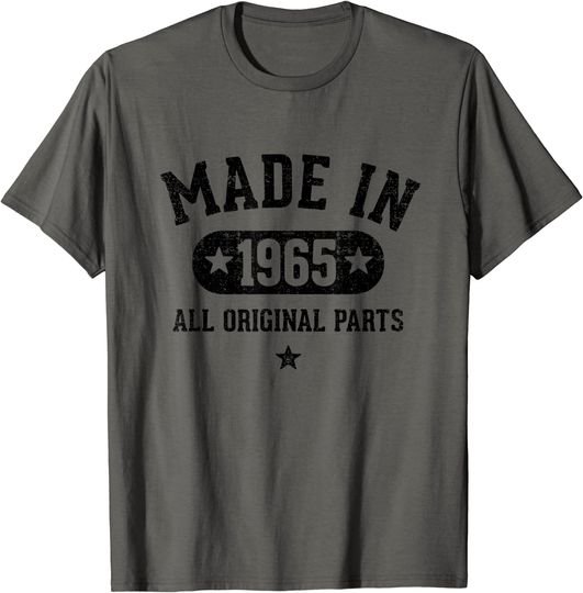 Discover Retro 56th Birthday Shirt 56 Years Men Women Vintage 1965 T-Shirt