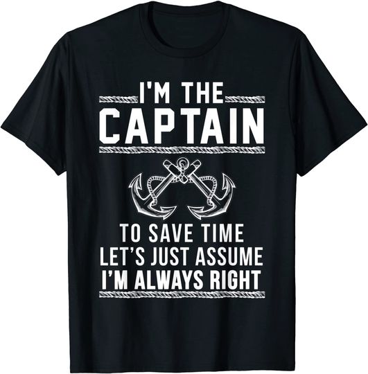 Discover Captain Of The Boat - T Shirt T-Shirt