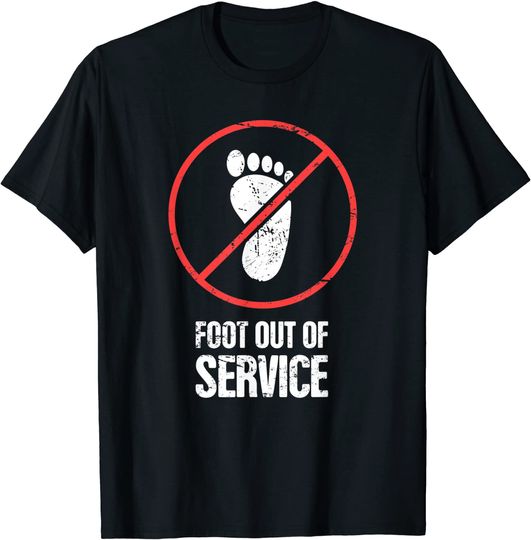 Discover Funny Gift For A Foot Fracture / Broken Foot T-Shirt