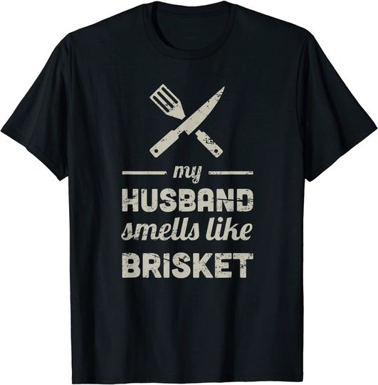 Discover Husband - Brisket & Barbecue Grill Shirt / BBQ Brisket T-Shirt