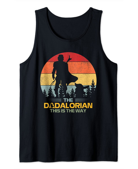Discover Father's Day Idea This Is The Way-Dadalorian Daddy Tank Top
