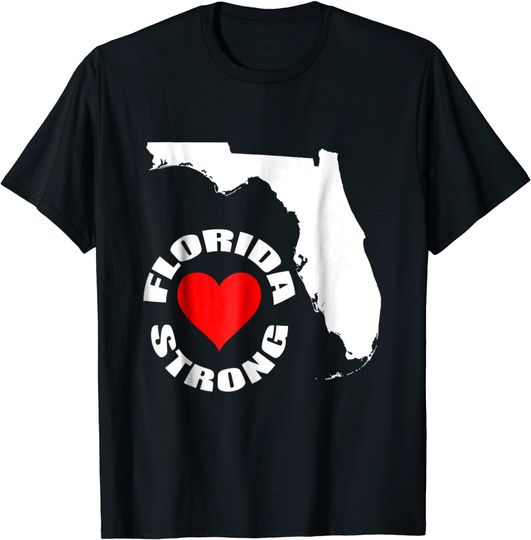 Discover Florida Strong Men's T-Shirt Heart FloridaStrong