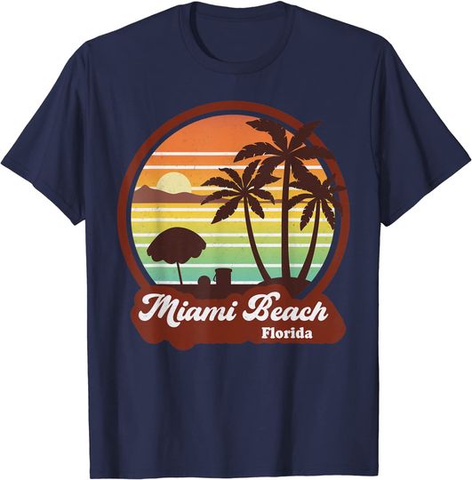 Discover Men's T Shirt Miami Beach Florida