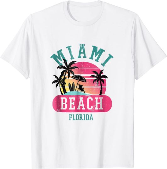 Discover Men's T Shirt Miami Beach Florida