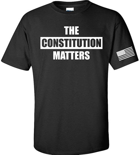 Discover Gadsden and Culpeper The Constitution Matters T-Shirt - Black
