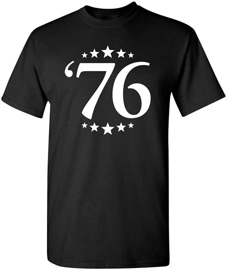Discover 76 Patriotic America USA 4th of July Adult Mens Graphic Novelty T Shirt