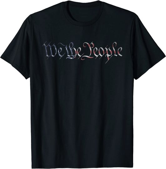 Discover U.S. Constitution "We the People" American Flag Liberty Gift T-Shirt