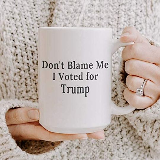 Discover Don't Blame Me I Voted For Trump Mug, Trump 2024 Mug I'll Be Back, Donald Trump President Mug, Funny Trump Mug