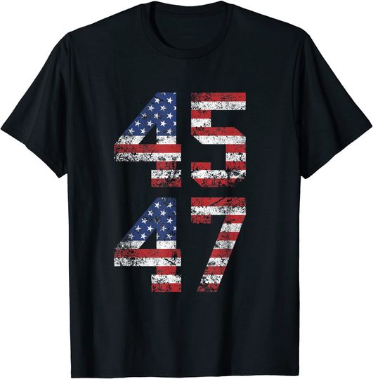 Discover 45 47 Trump 2024 T-Shirt