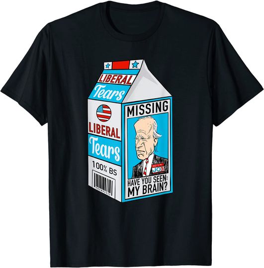 Discover Funny Joe Biden Liberal Tears Republican Trump 2020 T-Shirt