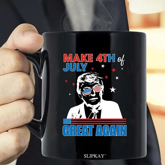 Discover Pro Donald Trump Make 4th Of July Great Again Mug