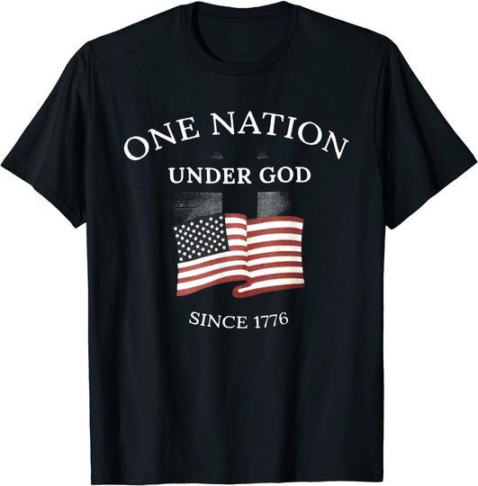 Discover One Nation Under God Since 1776, Since 1776 Veteran tshirt T-Shirt