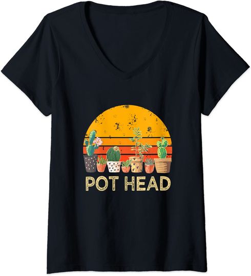 Discover Pot Head Stone Flowers T-Shirt