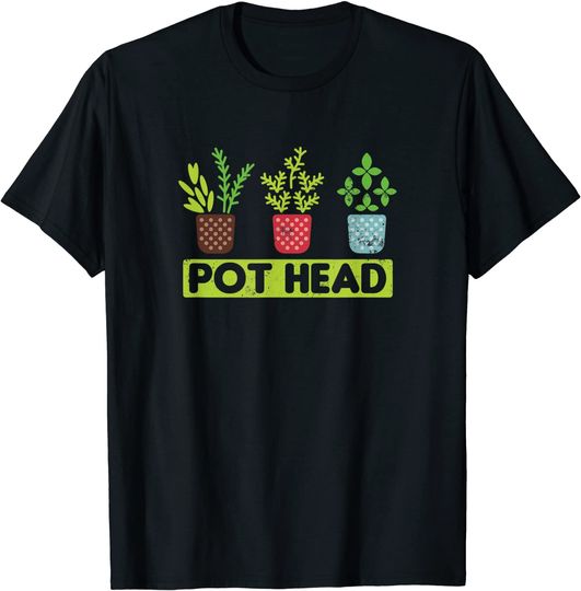 Discover Pot Head Crazy Plant T-Shirt