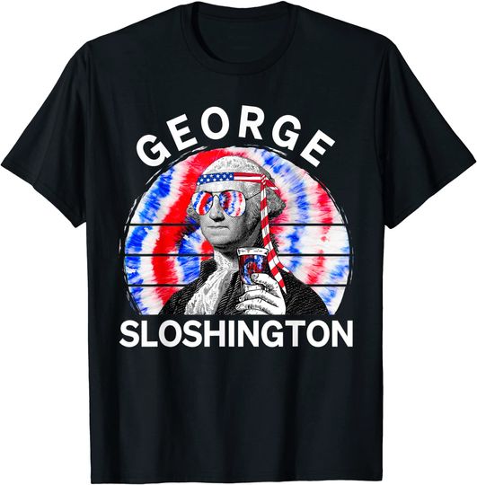 Discover George Sloshington American Washington T Shirt
