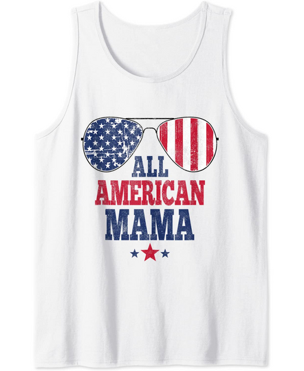 Discover All American Mama 4th of July Family Matching Tank Top