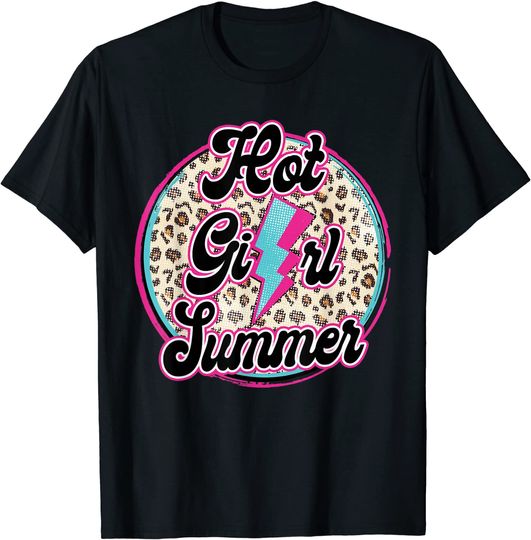 Discover Hot Girl Summer Mom Life Leopard Thunder T-Shirt
