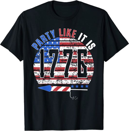Discover Party Like It Is 1776 4th of July Funny Independence Day T-Shirt