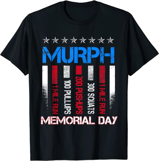 Discover Memorial Day Murph T-Shirt Workout Shirt T-Shirt