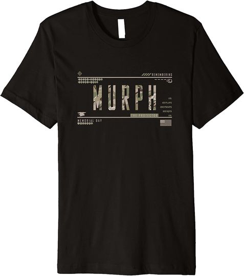 Discover Murph Memorial Day Workout WOD badass military workout gift Premium T-Shirt
