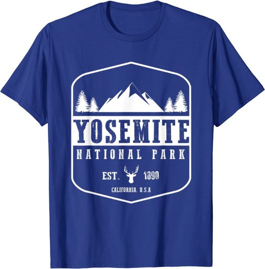 Discover Yosemite National Park T Shirt I Love Hiking Wanderlust