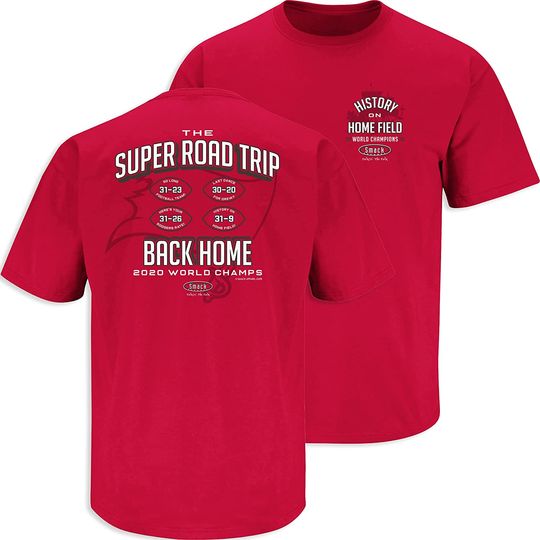 Discover Buccaneers Championship Super Road Trip T Shirt