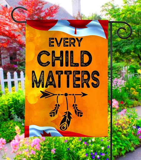 Discover Orange Day Every Child Matters Garden Flag September 30