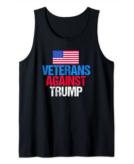 Discover Veterans Against Donald Trump Tank Top
