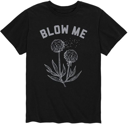 Discover Blow Me Dandelion Men's Short Sleeve Graphic T Shirt