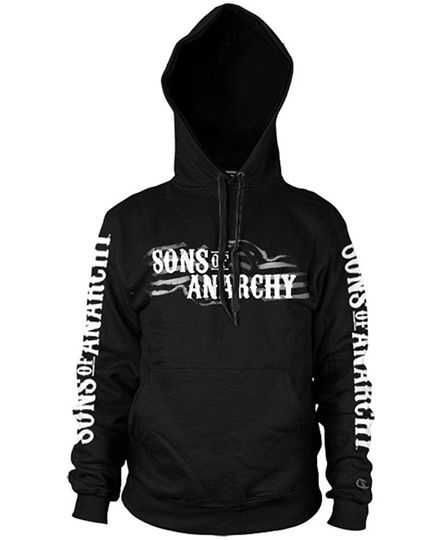Discover Sons of Anarchy Hoodie SOA Flag Logo