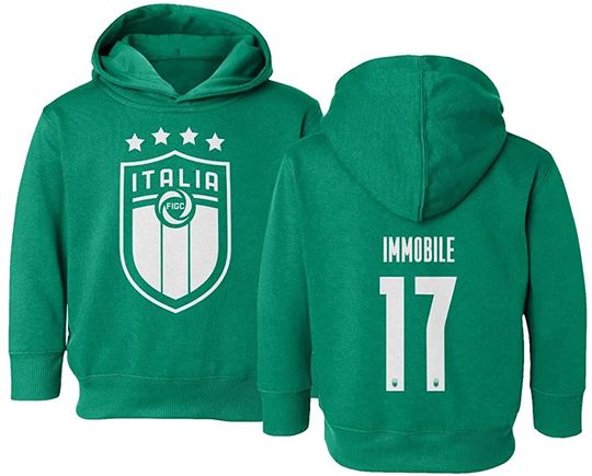 Discover Italy Jersey Soccer  #17 Style Toddler Hoodie