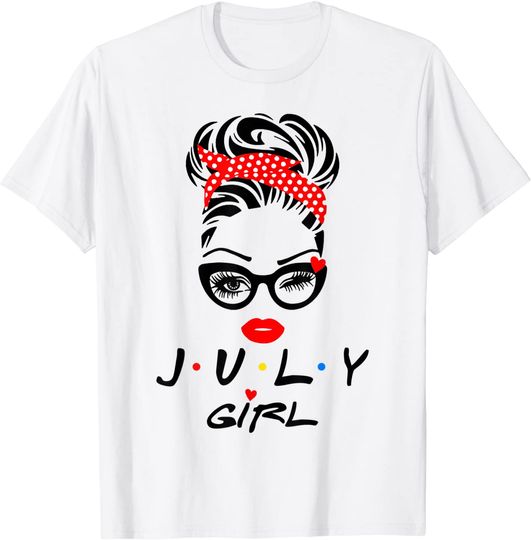 Discover July Birthday Girl T-Shirt