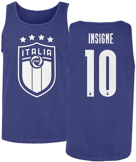 Discover Italy #10 Lorenzo INSIGNE Jersey Tank Top