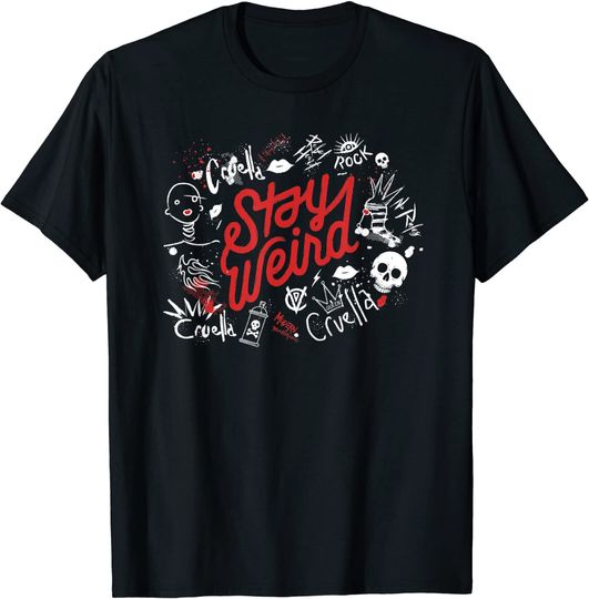 Discover Cruella Stay Weird T Shirt