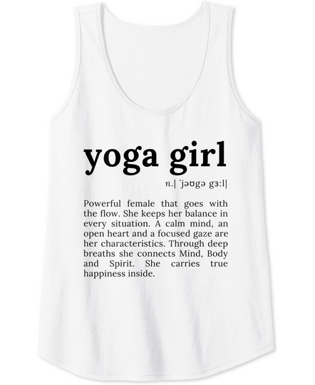 Discover Yoga Saying Definition Motivation Tank Top