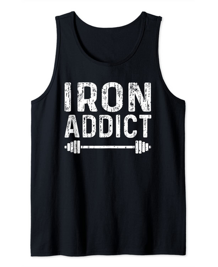 Discover Motivation Workout Iron Addict Fitness Gym Tank Top