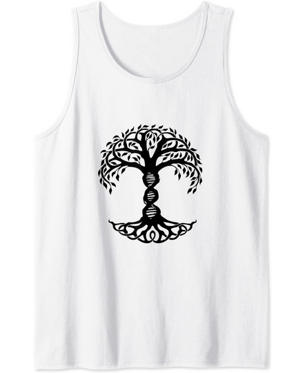 Discover DNA Tree of Life Genetics Biology Science Tank Top