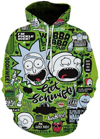 Discover Cartoon Cosplay 3D Print Pullover Hoodie