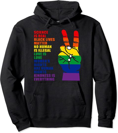 Discover Science Is Real Pullover Hoodie