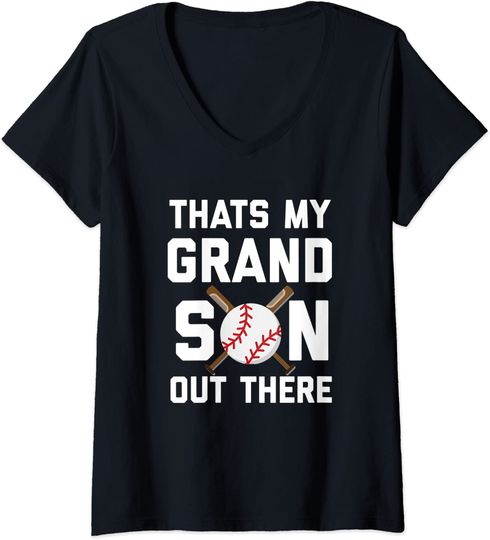 Discover Baseball Quote Thats My Grandson Out There Grandma T Shirt