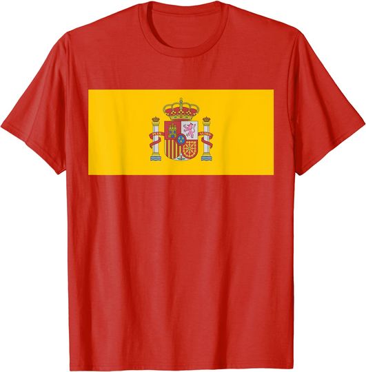 Discover Spain España football Spanish flag fan shirt T-Shirt
