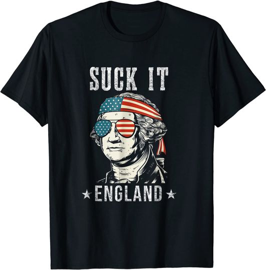 Discover Suck It England George Washington T-Shirt