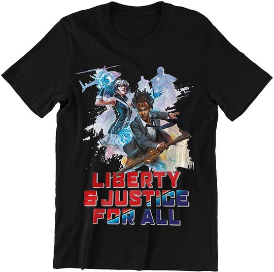 Discover Liberty and Justice for All Mix Shirt
